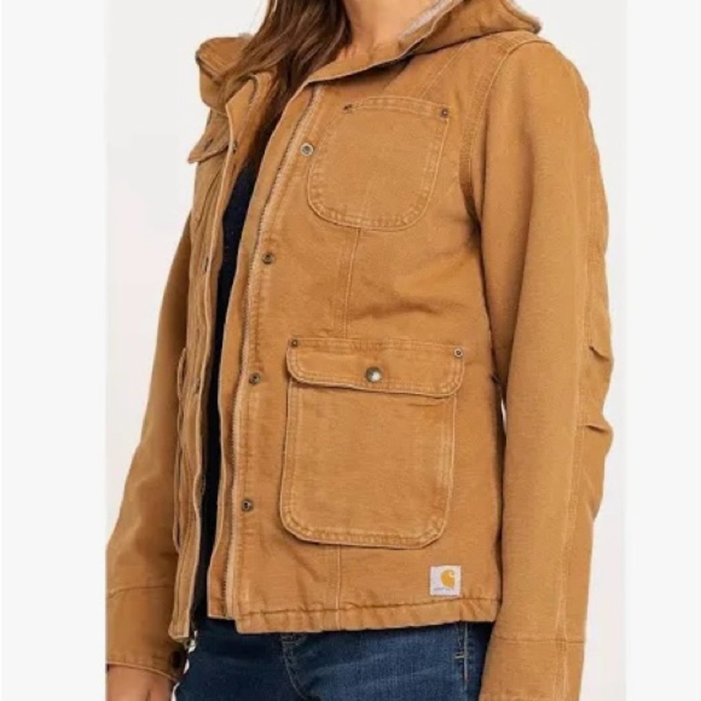 Carhartt Women’s Weathered Duck Wesley Coat L (12/14)